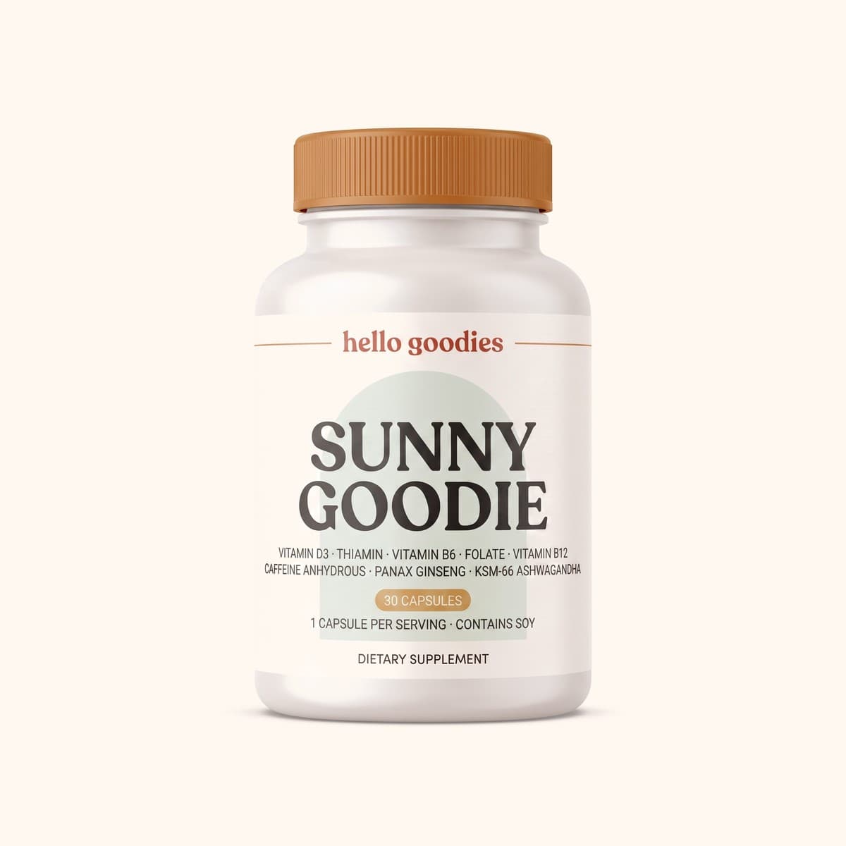 Hello Goodies Sunny Goodie, 1 bottle, 30 capsules each